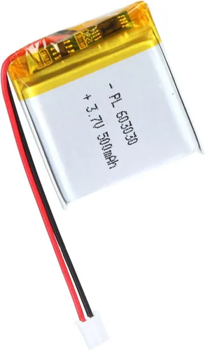 Vista 60 de 802030 Batería Lipo de 3.7V 400mAh 802030 Juego de Batería de Polímero de Litio Recargable con Conector JST PH2.0mm para Dispositivo Electrónico