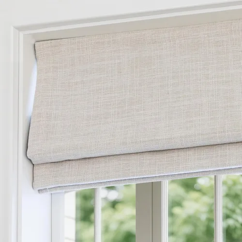 Vista 13 de Persianas romanas opacas sin cordones, persianas de oscurecimiento de habitación color beige para ventanas, fáciles de instalar, con aislamiento