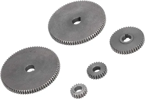 Vista 7 de Juego de 5 piezas de engranaje de torno de metal de precisión y piezas de repuesto de engranajes de corte de metal para máquina herramienta T80 T45