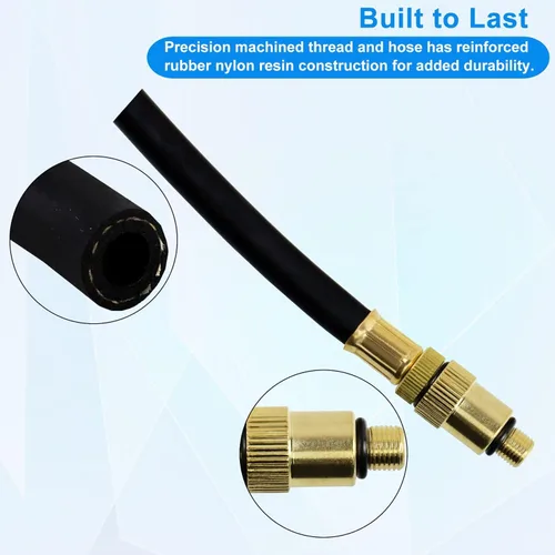 Vista 8 de JoyFans Probador de compresión de 0-300 PSI, herramienta automotriz, kit de prueba de presión del cilindro de motor de gasolina con adaptador