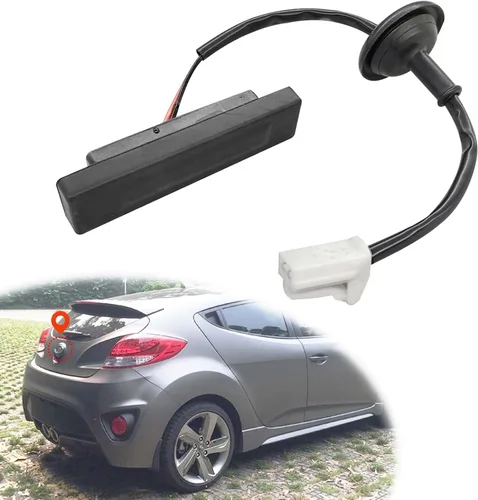Vista 8 de Botón de escotilla de liberación de cerradura de puerta trasera Compatible con interruptor de botón de liberación de escotilla HDL exterior montaje