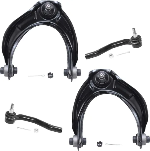 Vista 17 de Detroit Axle - Ejes de eje delantero izquierdo derecho CV + brazos de control delanteros inferiores de repuesto para Ford Focus 2000-2004 - Juego