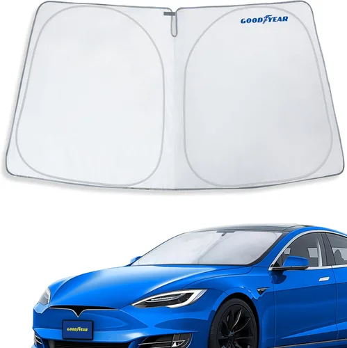 Vista 30 de Goodyear Parasol plegable para parabrisas Acura MDX 2022-2026, accesorios de automóvil, cubierta de parasol, parasol para parabrisas de automóvil