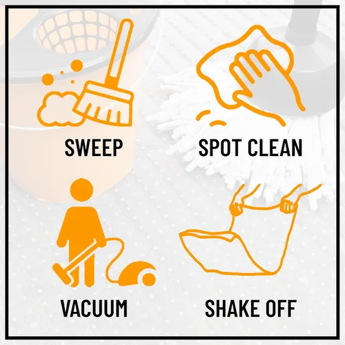 Vista 6 de Ottomanson Protector de alfombra para gatos de 26 x 5 pies, antideslizante, impermeable, alfombra de vinilo transparente y protector de alfombra