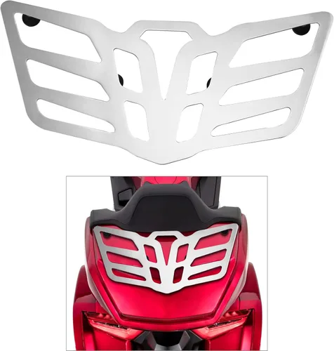 Vista 5 de TCT-MOTORPARTS Soporte de equipaje trasero cromado para Honda Goldwing GL1800 2018 2019 2020