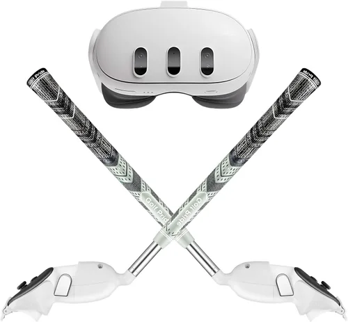 VR Golf Attachment Club for Oculus Quest 3 Accessories Golf+ Grip Handle VR Golf Attachment,Golfing Game Realistic Extension Adapter (Right