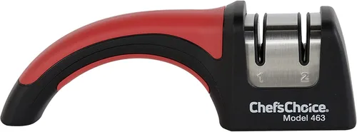 Vista 3 de Afiladores de Cuchillos Manuales Profesionales Chef's Choice Pronto Hone para Cuchillos de Borde Recto y Serrados de 15 Grados con Control de Ángulo