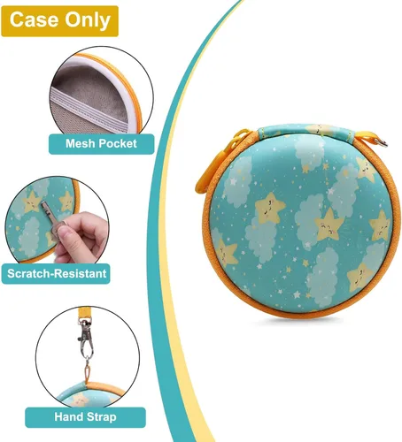 Vista 3 de Funda LTGEM Compatible con Tamagotchi Pix/Tamagotchi Original/Tamagotchi Nano x/Tamagotchi Hello Kitty/Tamagotchi Uni, Funda Protectora de Verde