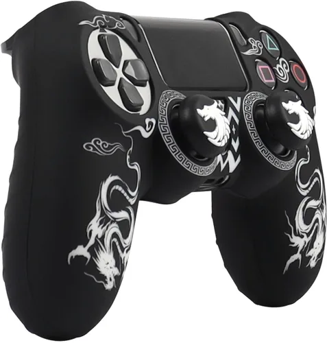 Vista 7 de RALAN Controller Skins for PS4,Fruit Silicone Controller Cover Skin Protector Compatible /PS4 Slim/PS4 Pro Controller with 2 Cute Thumb Grips Caps