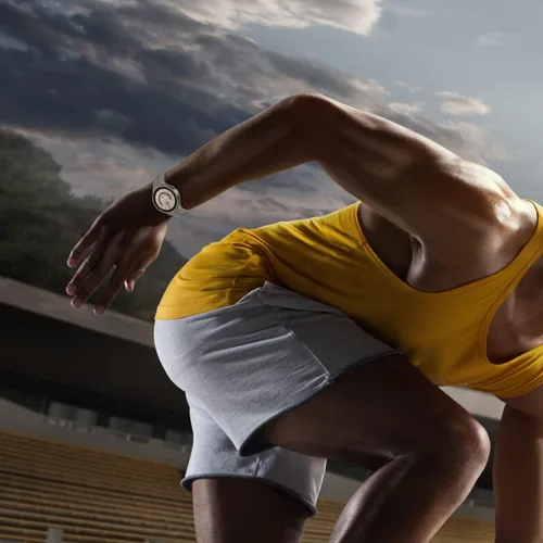 Vista 6 de Galaxy Watch 5 Pro Bandas de 45mm, Correa Deportiva de Silicona sin Espacios Compatible con Galaxy Watch 7 6 5 4 de 44mm 40mm Correa de Reemplazo