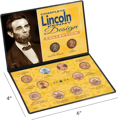 Vista 4 de Colección completa de Lincoln Penny Design de American Coin Treasures