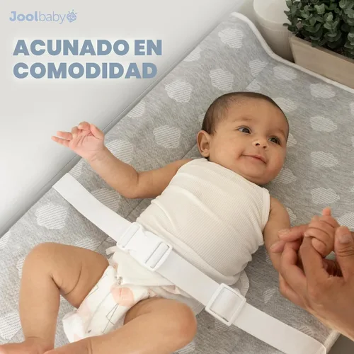 Vista 2 de Jool Baby Serenity Almohadilla de Cambio Suave + Funda Lavable, Antideslizante - Se Adapta a Mesas de Cambio y Cómodas Estándar