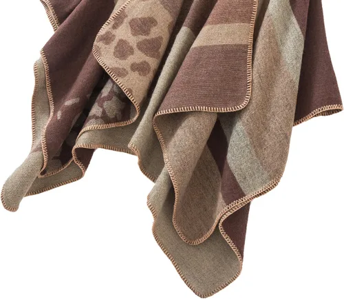 Vista 53 de Urban CoCo Poncho de colores para mujer, chal con frente abierto, color en bloques