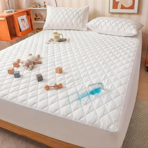 Vista 11 de Funda de colchón, funda de colchón impermeable, tamaño completo, ultrasuave y transpirable, lavable a máquina, adecuada para el hogar, dormitorio