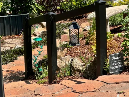 Vista 5 de Soportes de conector de barandilla giratoria (paquete de 2) – Soporte de poste en ángulo de aluminio de 3.6 x 1.6 pulgadas para cubierta, escaleras