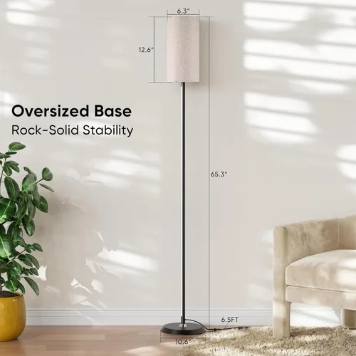 Vista 8 de PARTPHONER Lámpara de pie APP RGB con bombilla para sala de estar