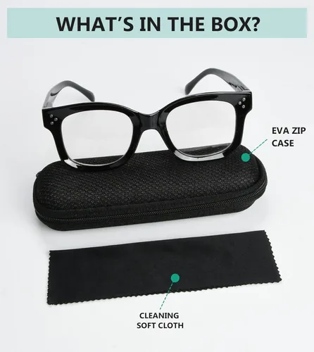Vista 6 de Eyekepper Gafas de lectura fotocrómicas de transición para mujer, color negro +0.50