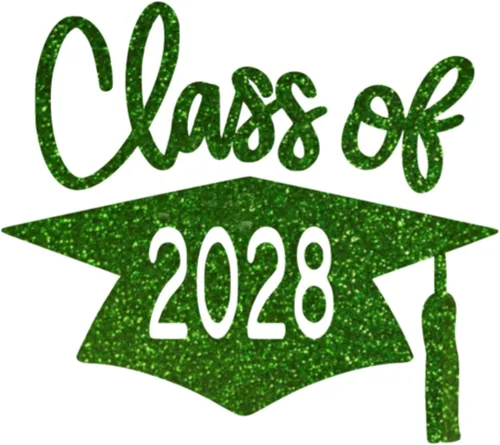 Vista 20 de Class of 2028 Graduation Cap Vinyl Decal, Graduation T Shirt Transfer, DIY Graduate Shirt Patch, Tshirt Sticker, HTV Vinyl Applique, Pick Size Old