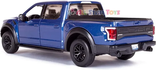 Vista 4 de Motormax 79344 Escala 1:24 2017 Ford F-150 Raptor Azul