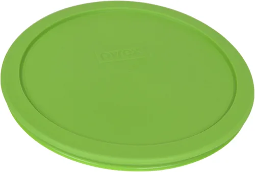 Vista 2 de Pyrex 7402-PC 6/7 taza verde tapa de repuesto para almacenamiento de alimentos, fabricada en Estados Unidos