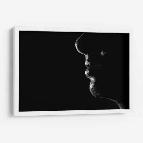 Vista 8 de Canvas Lab Secret by Paulo Ávila 23 x 15 in Fine Art Framed Print, Frame Color: Black, With Mat Black and White, Minimalist, Nude, Modern