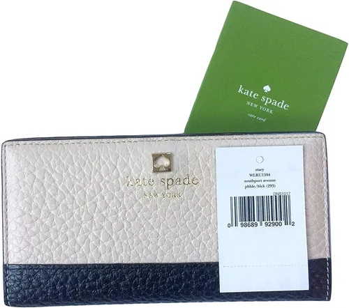 Vista 6 de Kate Spade New York Avenue Southport Stacy cartera en Pebble & piel Negro