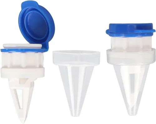 Vista 8 de 2 vertedores de botellas de leche, vertedores de leche con tapa de leche, vertedores de botellas de licor, cartones de leche, dispensador de cóctel