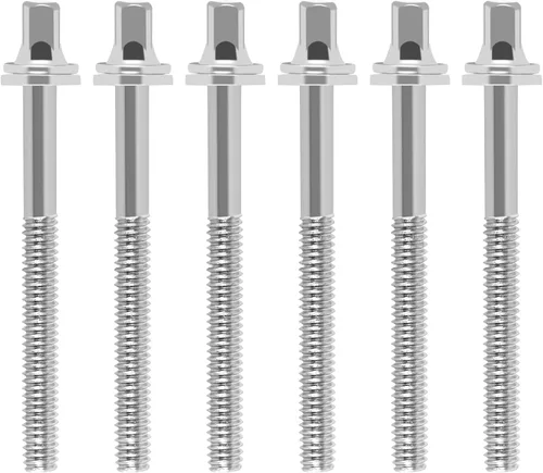Vista 10 de EASTROCK Barras de tensión para tambor, tornillos para tambor, paquete de 6, M5X 1 4/5 Pulgadas, accesorio de repuesto para percusión, tornillos
