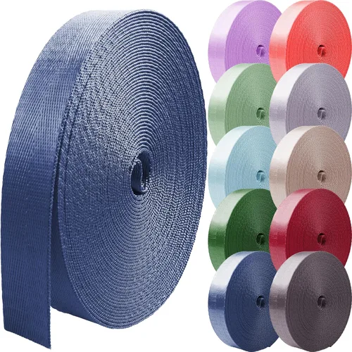 Vista 12 de Correas de nailon de 1 pulgada 1.5 pulgadas 2 pulgadas correa de nailon correas de mochila, 10 25 50 3.3 yardas correas