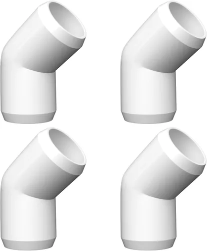Vista 8 de Accesorios de PVC de 1 pulgada (paquete de 10) de 3 vías (paquete de 10) para muebles, conector de codo de 1 pulgada, resistente para muebles