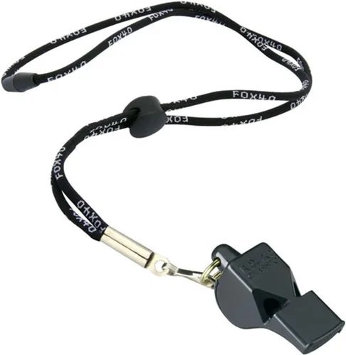 Vista 3 de Silbato oficial Fox 40 Classic con cordón desmontable, talla única