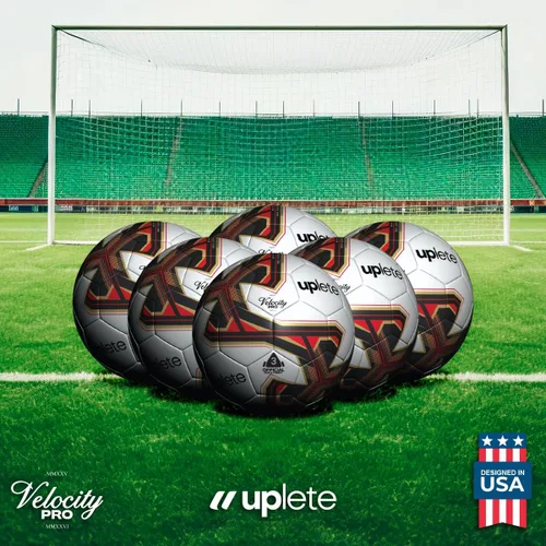 Vista 6 de Soccer Balls for Kids and Adults - 6-Pack with Sizes 3, 4, 5 - Includes Ball Pump and Carry Bag