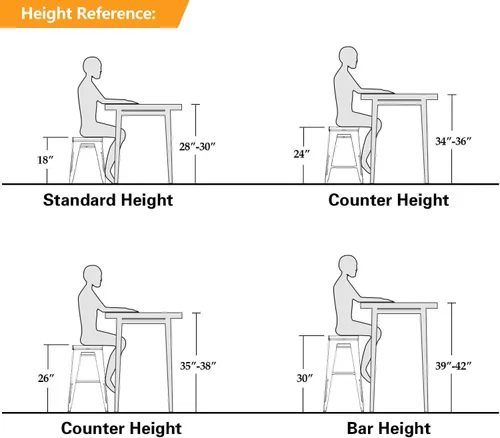 Vista 5 de Yongchuang Taburetes de bar de metal de 30 pulgadas, juego de 4 taburetes de bar apilables sin espalda, taburetes de altura de barra con parte