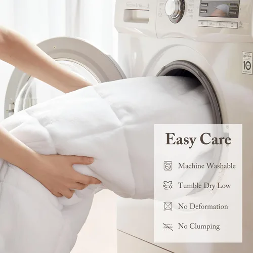 Vista 5 de Madison Park Protector de colchón impermeable, funda de colchón de felpa suave Cloud con sobrerelleno, bolsillo ajustable que se adapta a hasta 18