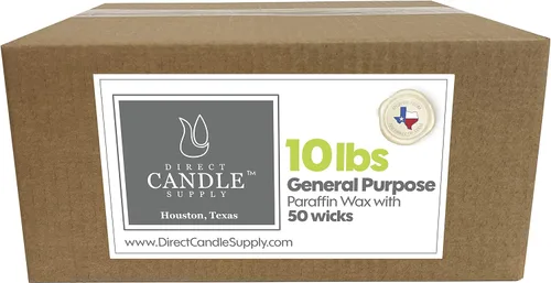 Vista 9 de Direct Candle Supply - Cera de vela de parafina para el hogar totalmente refinada de 10 libras, cera de parafina para fabricación de velas, cera