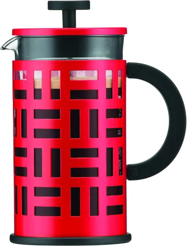 Vista 23 de Bodum Cafetera de Vertido de 34 onzas, Vidrio de Borosilicato Resistente a Altas Temperaturas con Filtro de Acero Inoxidable Reutilizable y Agarre
