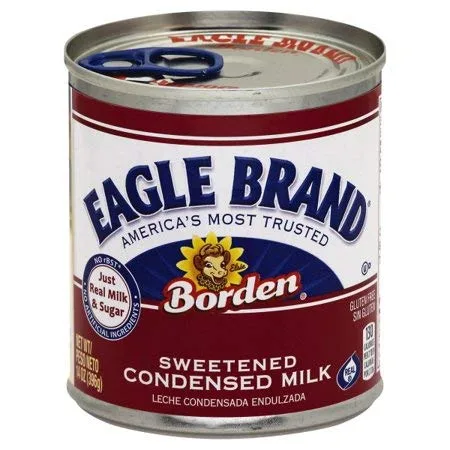 Borden Eagle Marca de leche condensada endulzada, 14 oz (2 latas)