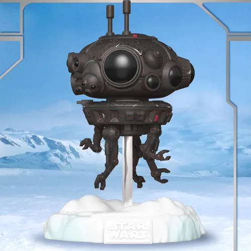 Vista 3 de POP Funko Deluxe Star Wars: Battle at Echo Base Series - Sonda Droide de 6 pulgadas, exclusivo de Yaxa, figura 4 de 6