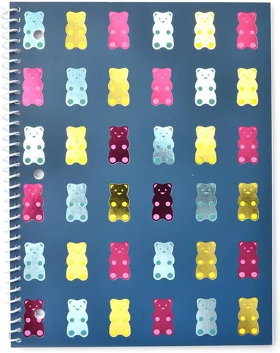 Vista 15 de Gartner Studios So Sweet - Juego de cuadernos, lámina dorada, encuadernación en espiral, 8 x 10.5 pulgadas, 80 páginas, 2