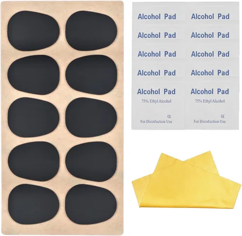 Vista 7 de Rockhouse Accesorios para clarinete Boquilla, Parche para Dientes, Protector de Dientes, Pieza de Boca Negra, Adhesivo Sax para B Flat, Alto, Tenor