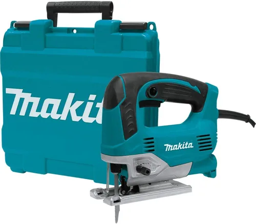 Makita JV0600K Sierra de calar con mango superior, con estuche de herramientas