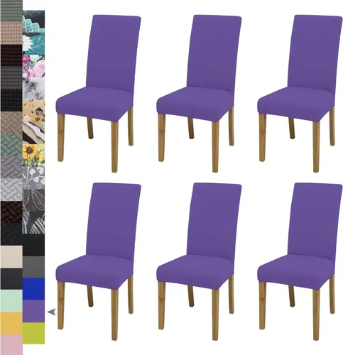 Vista 133 de BIETYONE - Fundas para sillas de comedor, juego de 2 fundas para sillas de comedor o cocina, lavables, protectoras, para sillas Parsons