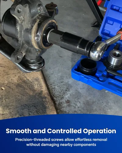 Vista 2 de ATPEAM Kit de prensa de rodamientos de rueda de 24 piezas, juego de extracción e instalación de cojinetes universales