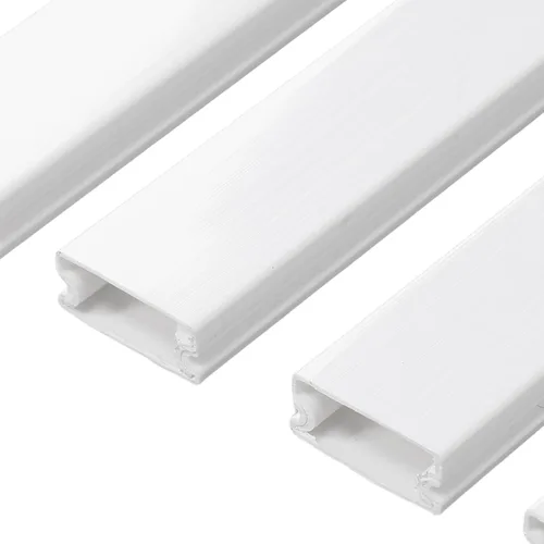 Vista 6 de FTVOGUE Wall Wire Covers, No Drill Peel and Stick Cable Raceway Kit with Strong Adhesive Tape for 4-5 Ethernet Cables or 5-6 Copper Wires