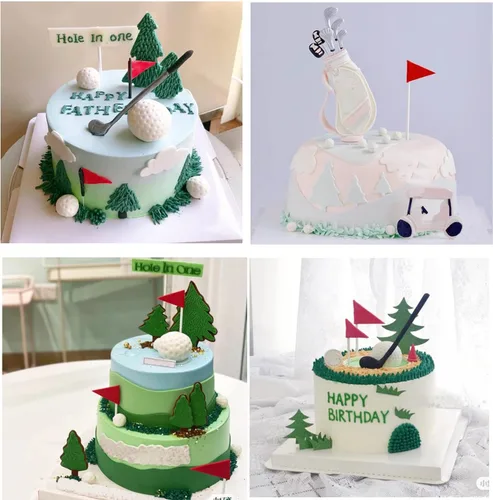 Vista 5 de Mujiang Molde de silicona para golf, bolas de golf, moldes para fondant de caramelo de chocolate, para decoración de pasteles, pasta de goma epoxi