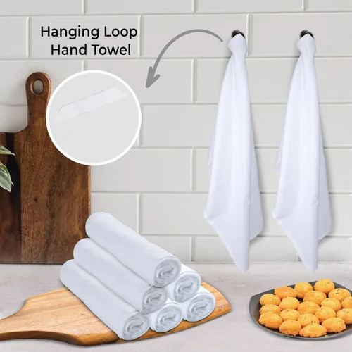 Vista 7 de Urban Villa Toallas de cocina 100% algodón para cocina (juego de 6) paños de cocina de 20 x 30 pulgadas, altamente absorbentes, juego de ropa