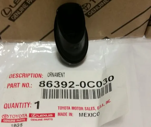 Vista 3 de Genuine Genuine Toyota Tundra Antenna Bezel/Ornament 86392-0C030