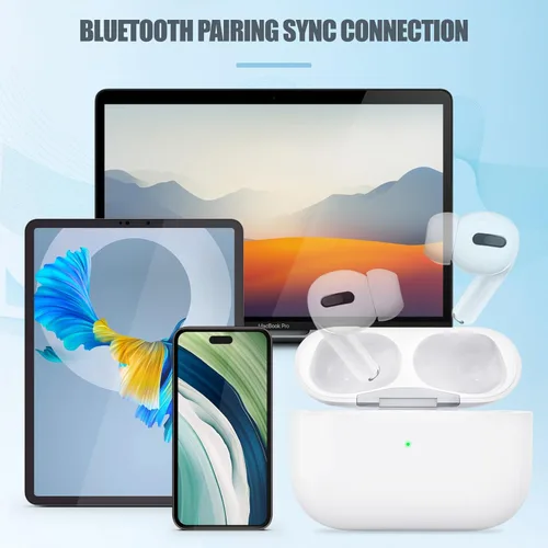 Vista 6 de Funda de carga inalámbrica para AirPod Pro 1/2 Gen solamente, compatible con AirPods Pro 1ª y Pro 2ª funda de repuesto para cargador