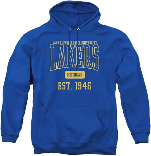Vista 345 de LOGOVISION Colección de sudaderas con capucha unisex con diseño oficial de Collegiate Est. Date para hombres y mujeres