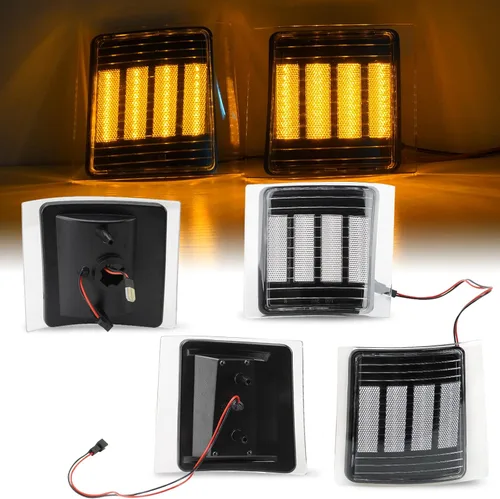 Bestview Luz LED de esquina delantera para Chevy C/K C10 1500 2500 3500 / Chevy Silverado Tahoe Blazer Suburban GMC Pickup Truck 1994-1998, kit de